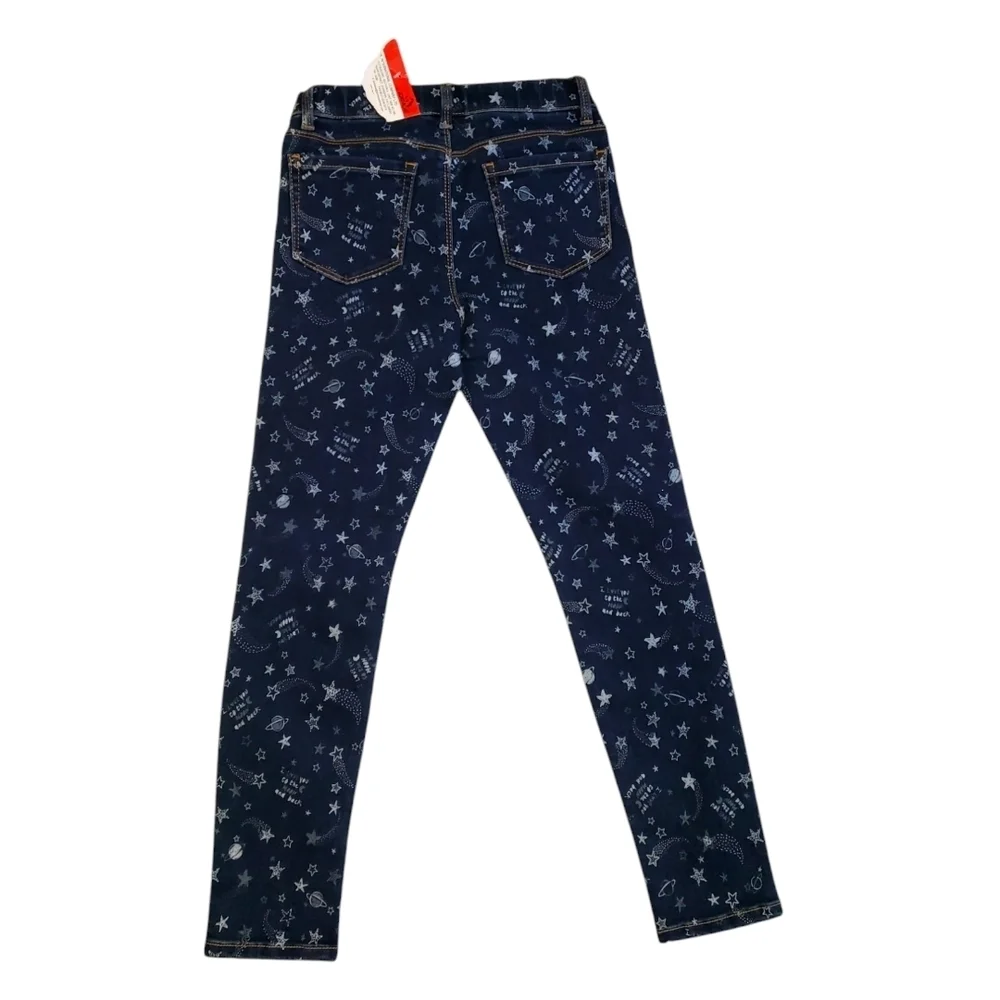 Star Print Blue Jeans
